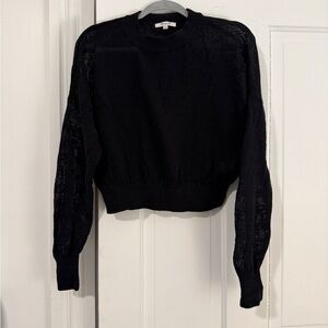 Madewell Black Knit Pullover